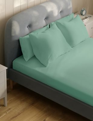Supremely Washable Fitted Sheet & Pillowcase Set