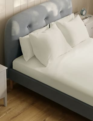 

M&S Collection Sehr gut maschinenwaschbares Set aus Spannbettlaken und Kissenbezug - Natural, Natural