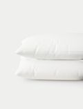 Pack de 2 fundas de almohada 100% algodón antialérgicas