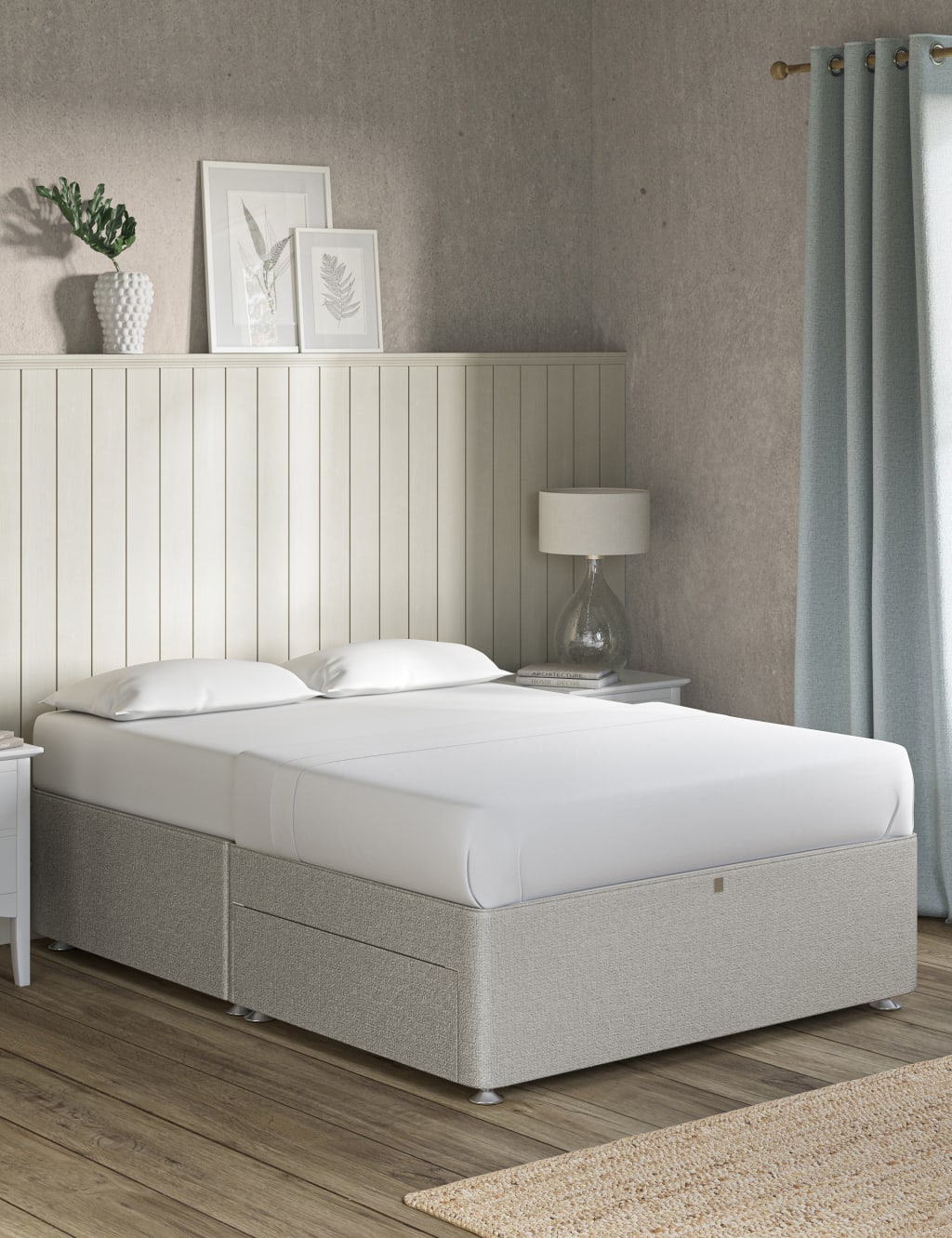 Beige Beds Divans M S