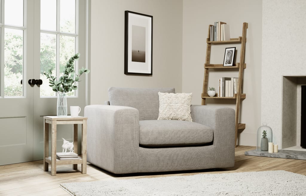 Loveseat and 2025 accent chair set
