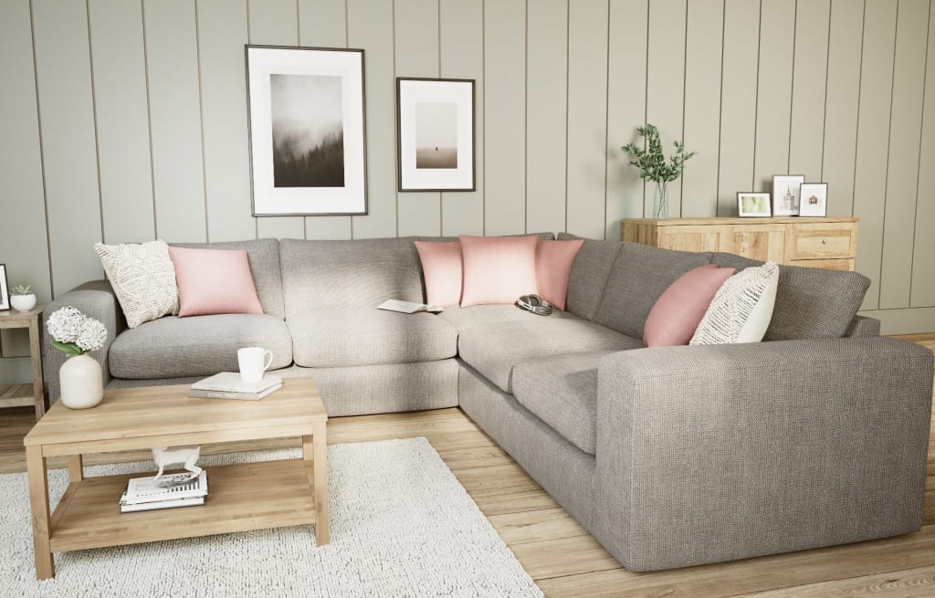 M&s small hot sale corner sofa