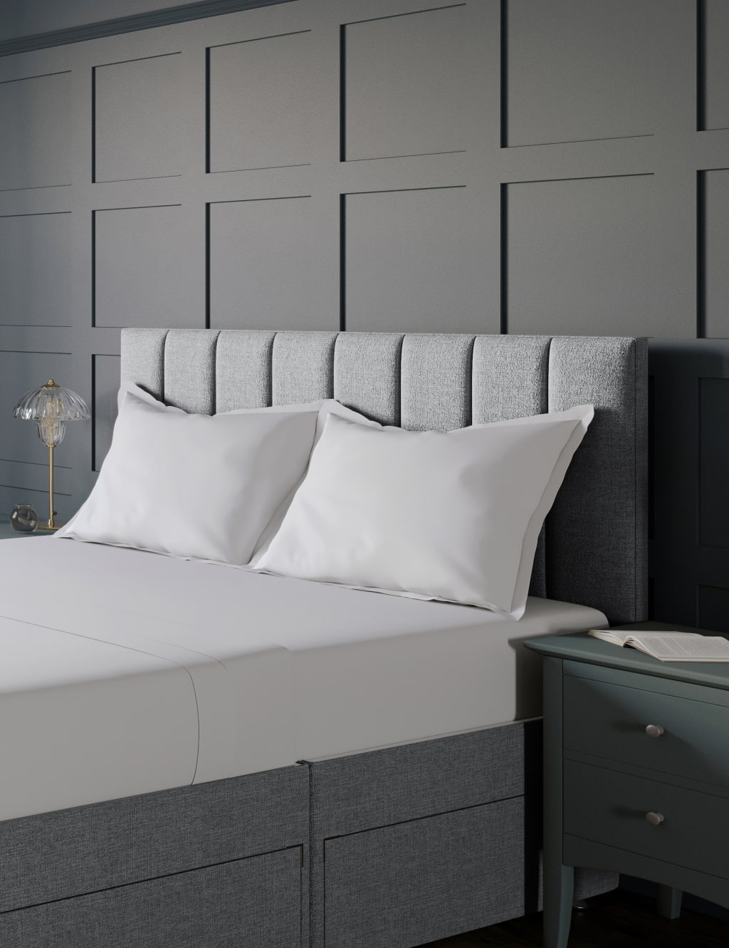 Panelled Strutted Headboard