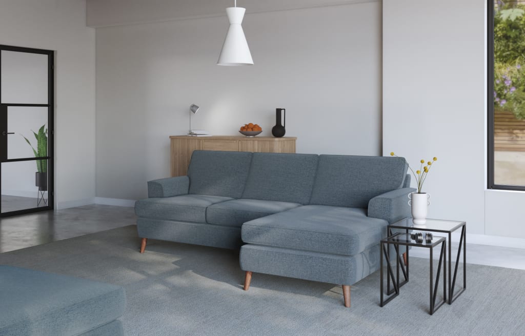 Copenhagen Chaise Sofa (Right-Hand)