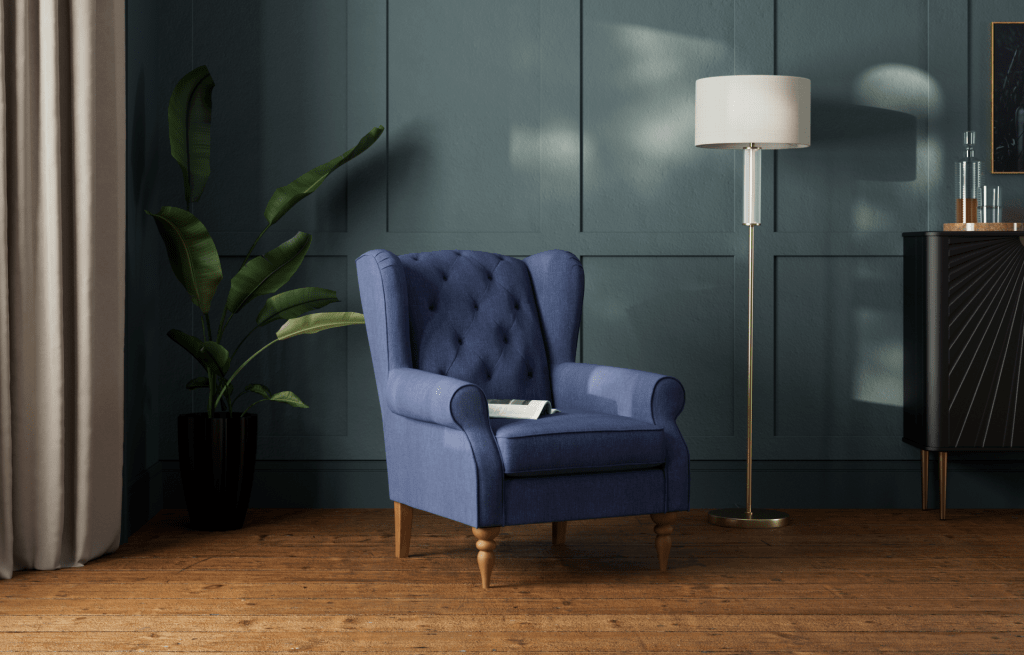 Highland Button Small Armchair