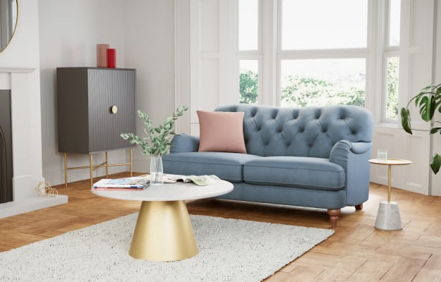 Rochester Button Large 2 Seater Sofa