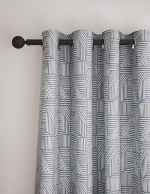 Navy Curtains