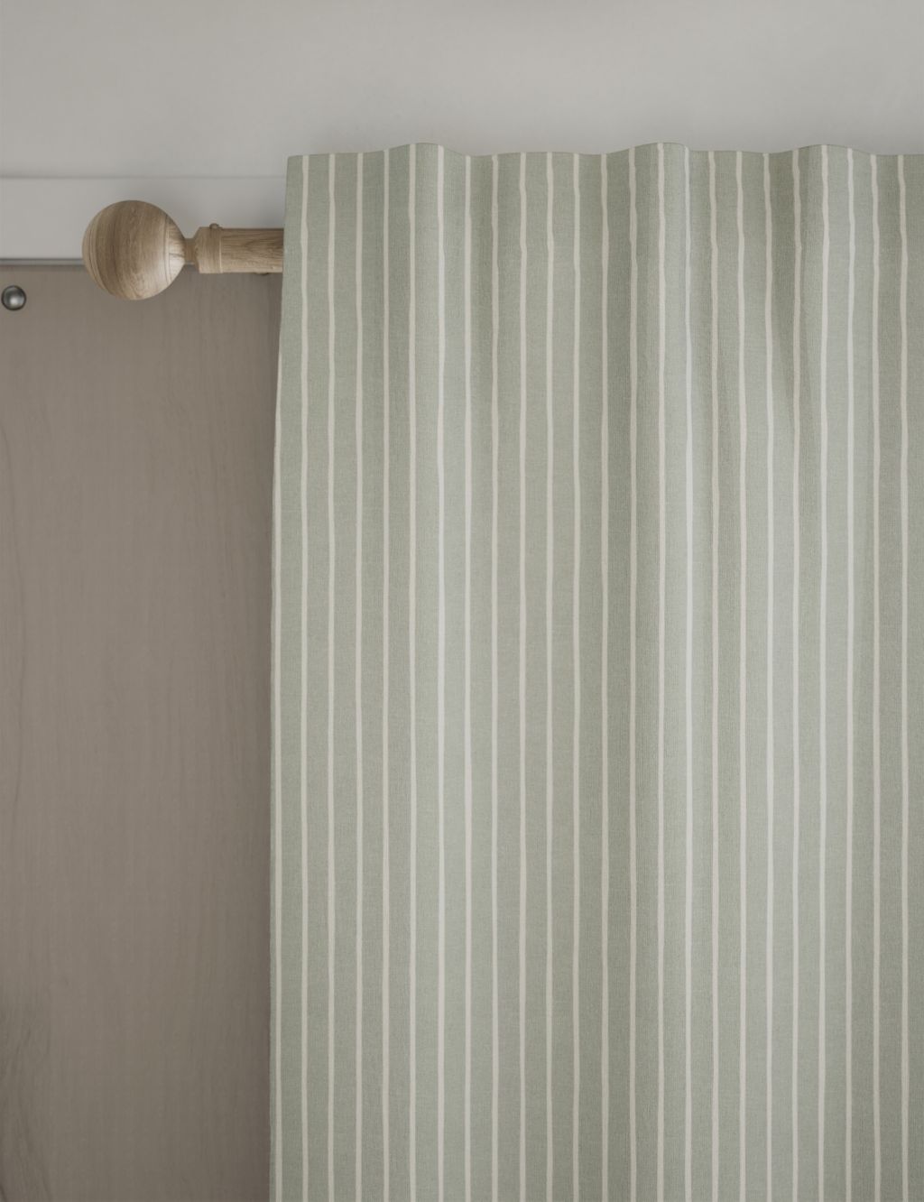 Pure Cotton Striped Multiway Curtains