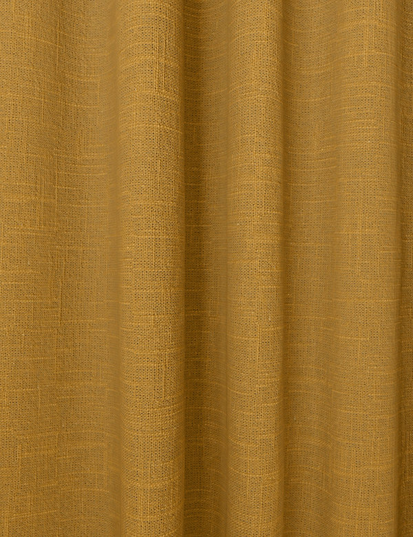 Linen Blend Pencil Pleat Curtains - DK