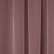 Velvet Pencil Pleat Thermal Curtains - mauve