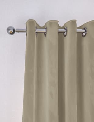 

M&S Collection Cortinas térmicas con ojales de terciopelo - Champagne, Champagne