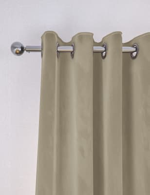 

M&S Collection Velvet Eyelet Thermal Curtains - Champagne, Champagne