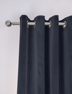 Velvet Eyelet Thermal Curtains