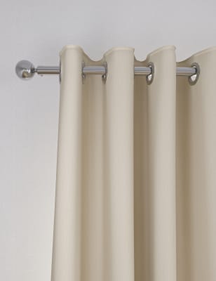 Faux Silk Eyelet Blackout Curtains