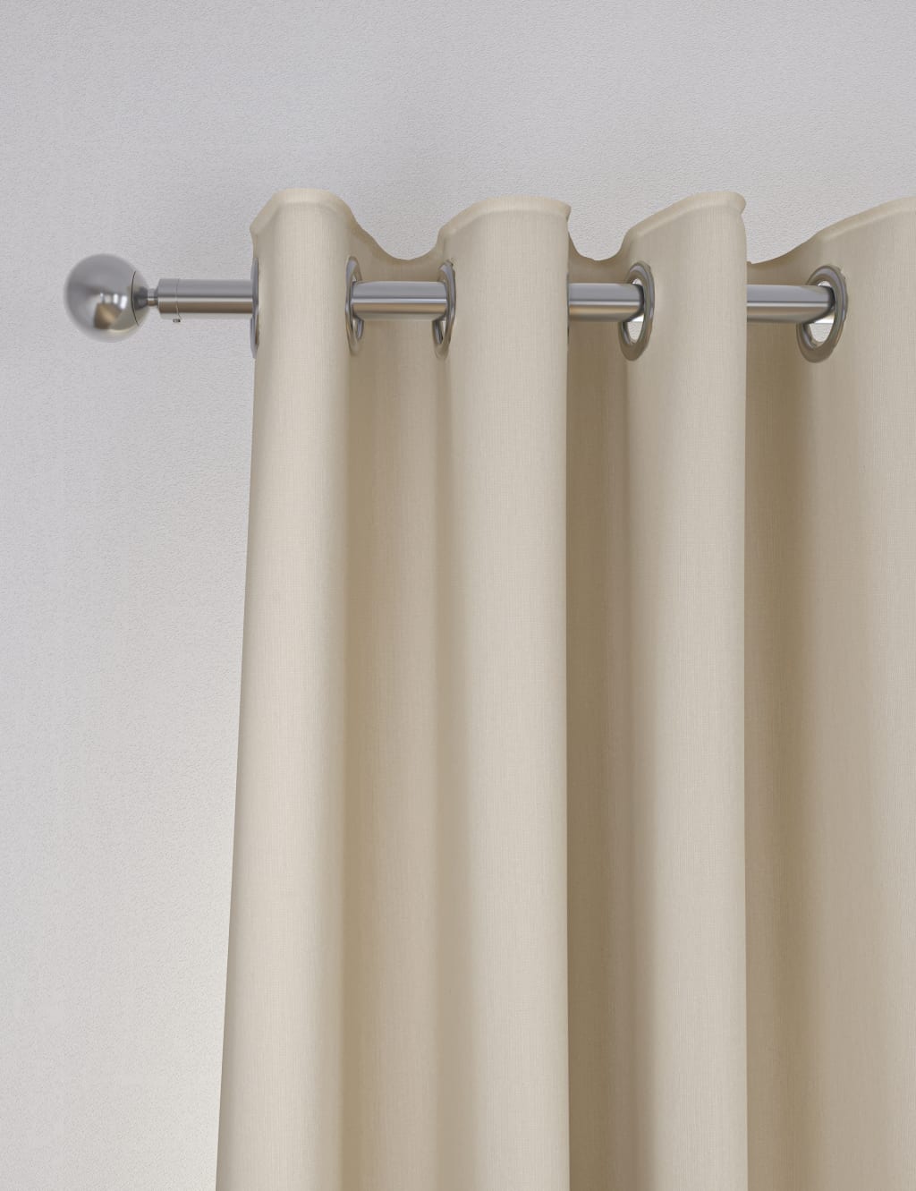 Faux Silk Eyelet Blackout Curtains image 1
