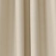 Faux Silk Eyelet Blackout Curtains - champagne