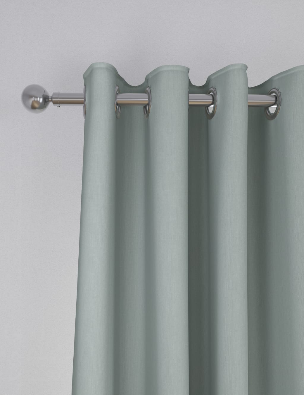 Faux Silk Eyelet Blackout Curtains image 1