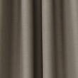 Faux Silk Pencil Pleat Blackout Curtains - midgrey