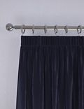 Faux Silk Pencil Pleat Blackout Curtains