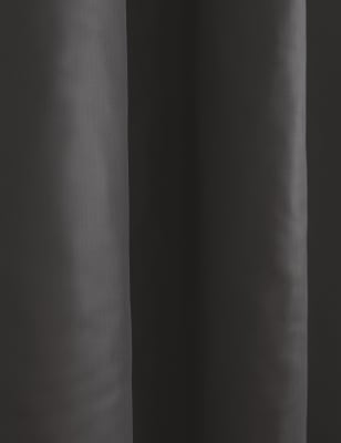 Faux Silk Pencil Pleat Blackout Curtains