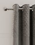 Velvet Eyelet Quilted Thermal Curtains