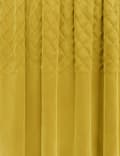 Velvet Pencil Pleat Quilted Thermal Curtains