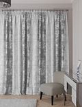 Textured Shimmer Pencil Pleat Curtains
