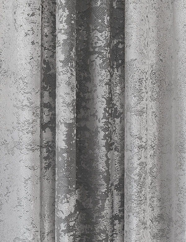 Textured Shimmer Pencil Pleat Curtains - BN