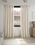 Sheer Linen Look Multiway Curtains