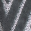 Velvet Geometric Eyelet Curtains - grey