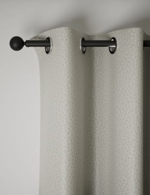 

M&S Collection Dottie Jacquard Eyelet Blackout Curtains - Natural, Natural