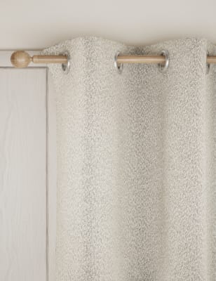 Heavyweight Boucle Eyelet Curtains