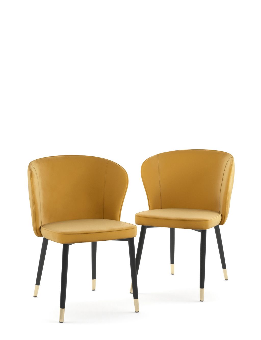 Set of 2 Palmer Velvet Dining Chairs