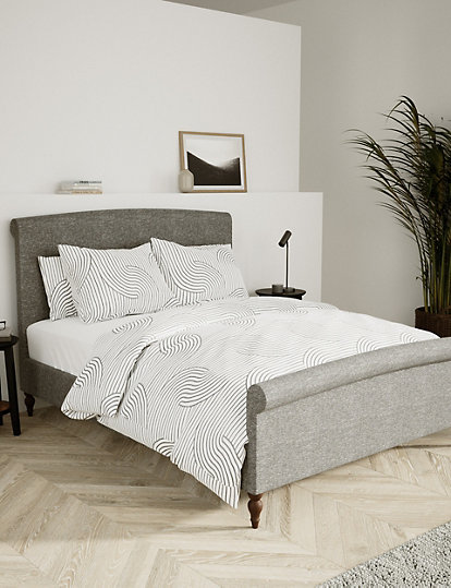 Marks And Spencer Cleo Bed - 5Ft - Pearl Grey, Pearl Grey