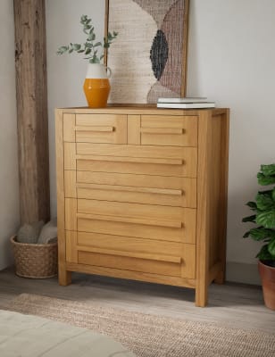 M&S Sonoma 6 Drawer Chest - Oak, Oak