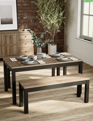 Next bronx dining discount table and bench set