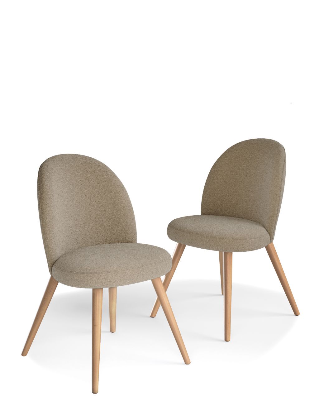 Set of 2 Nord Boucle Dining Chairs image 2