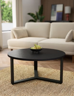 M&s glass coffee deals table