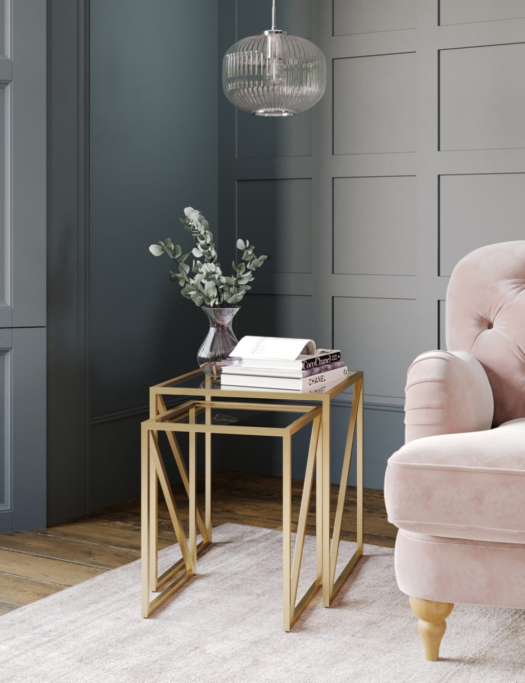 Yellow clearance side tables
