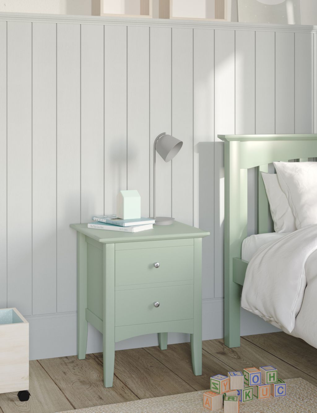 Hastings 2 Drawer Bedside Table