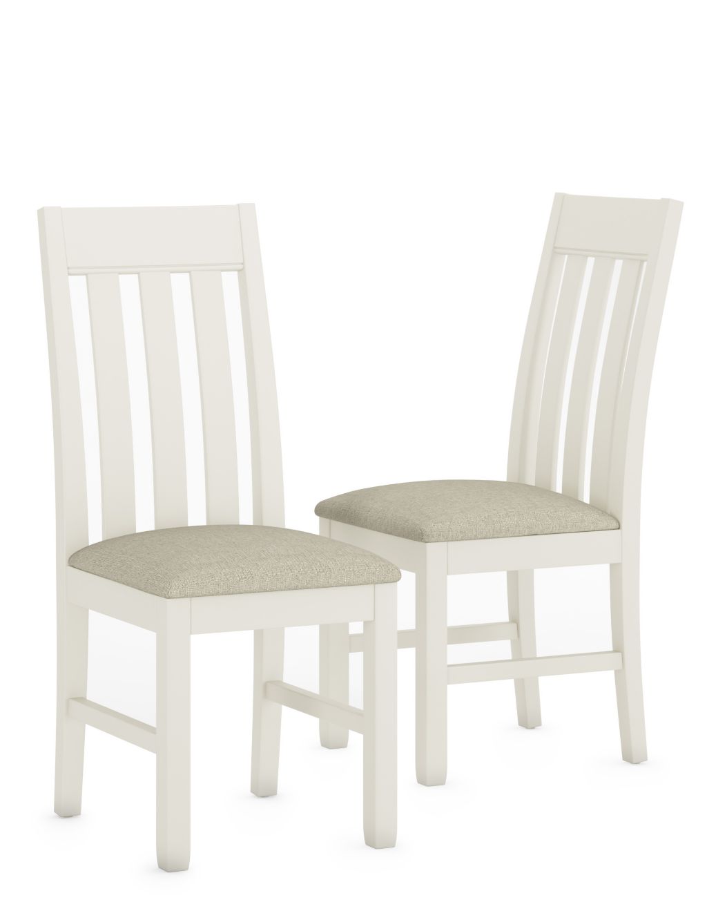 Set of 2 Padstow Padded Dining Chairs image 2