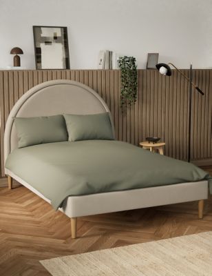 M&S Semi Circle Bed - 3FT - Mink, Mink