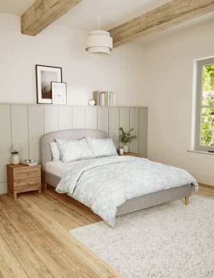 M&S Jayden Bed - 5FT - Pearl Grey, Pearl Grey