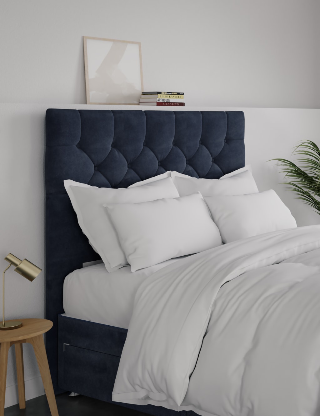 Navy Headboards M&S