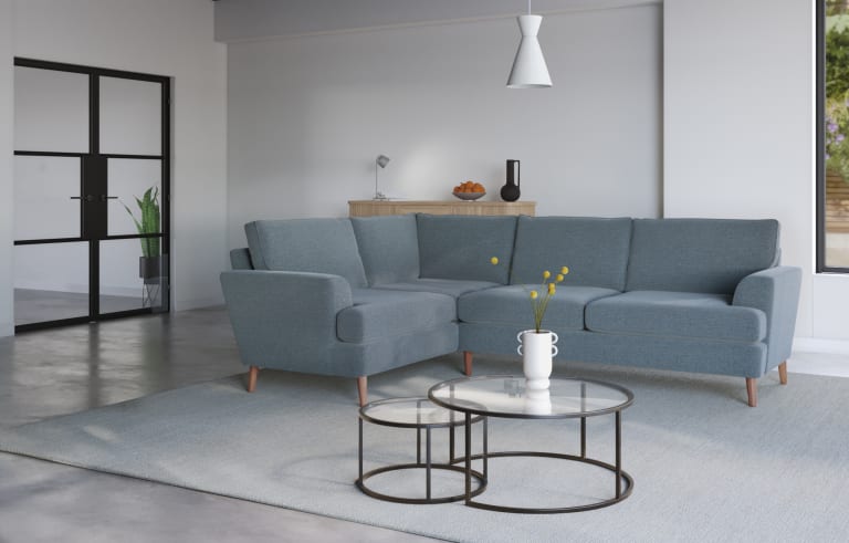 Scandi on sale corner sofa