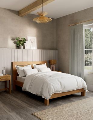 M&S Sonoma Bed - 4FT6 - Oak, Oak