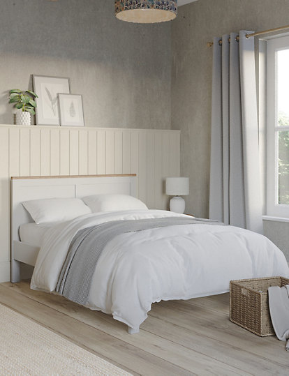 Marks And Spencer Salcombe Bed - 5Ft - Light Grey, Light Grey