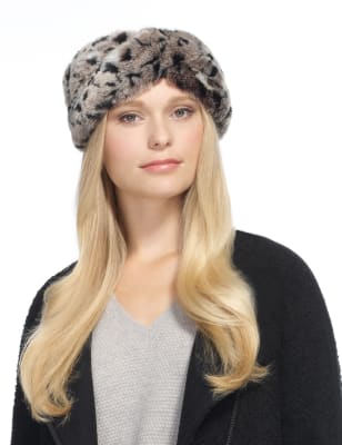 marks and spencer fur hat