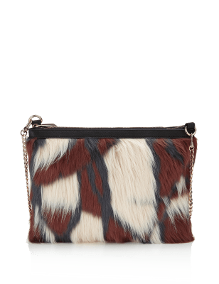 next faux fur bag