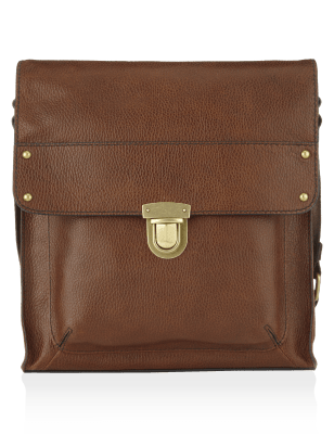 Leather Cross Body Messenger Bag | M&S Collection | M&S